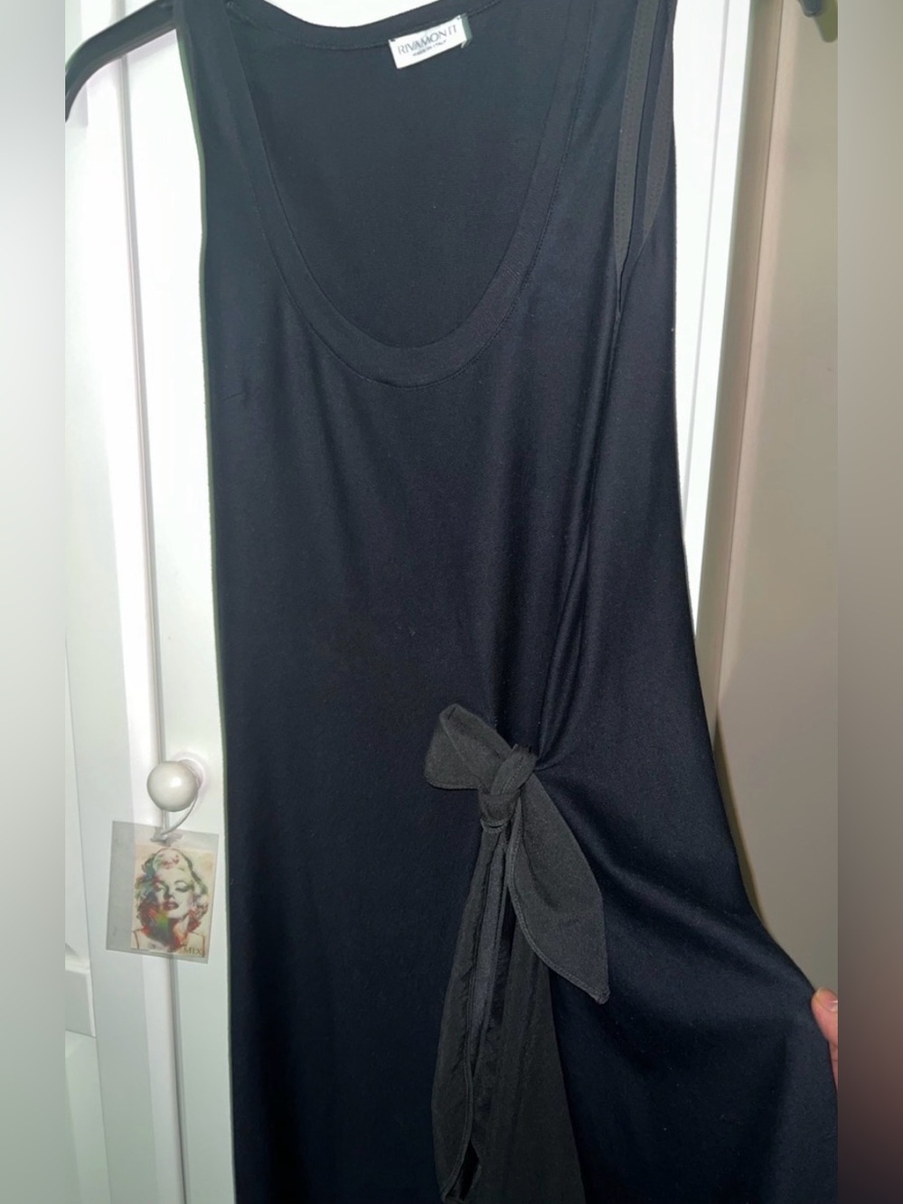 Gift $10😍Rivamonti Italy  Silk Cotton knee hight Dress old money style